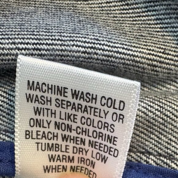 Merona Women's Dark Denim Jacket 3/4 Sleeve Cape Style Size M - Picture 10 of 10